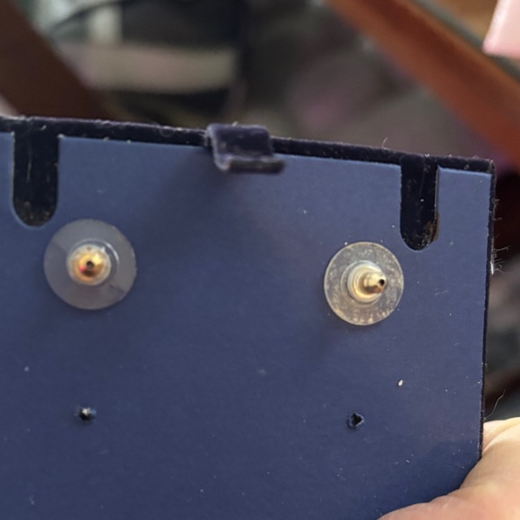 Swarovski is Elegant Gold and Crystal Women's Earrings. - Picture 3 of 4